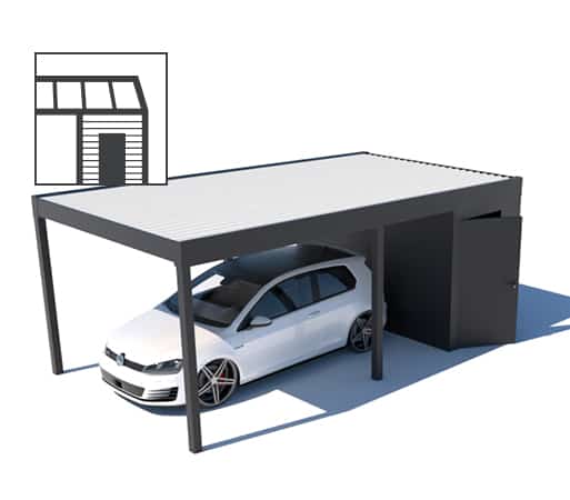 Carport Storage Room