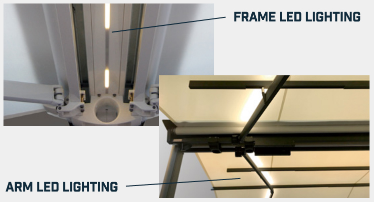 LED Frame & Arm Lighting