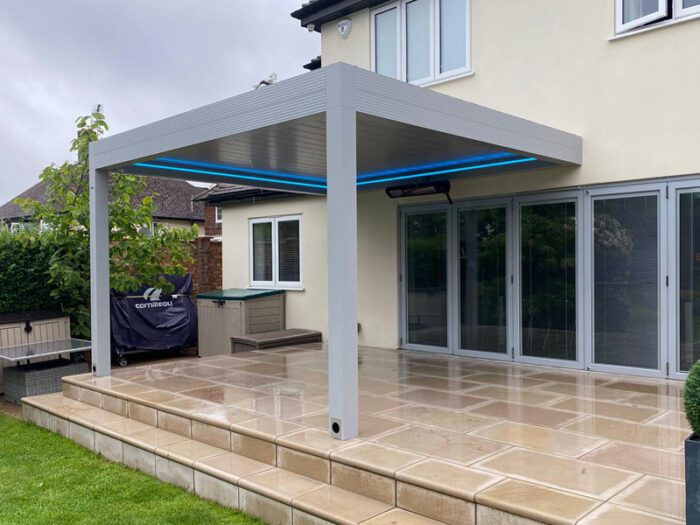 Light Grey Pergola