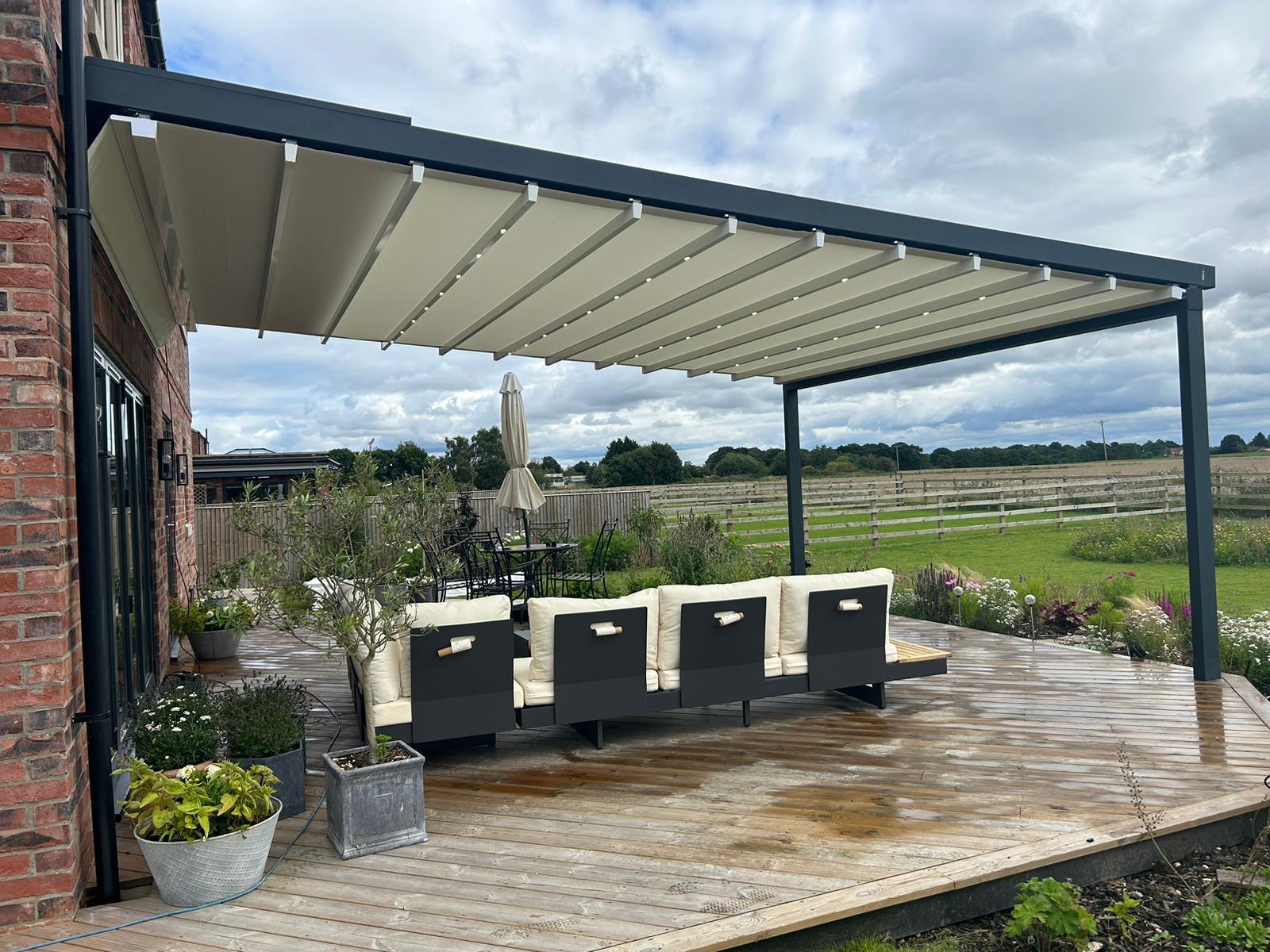 Sloped Pergola Yorkshire