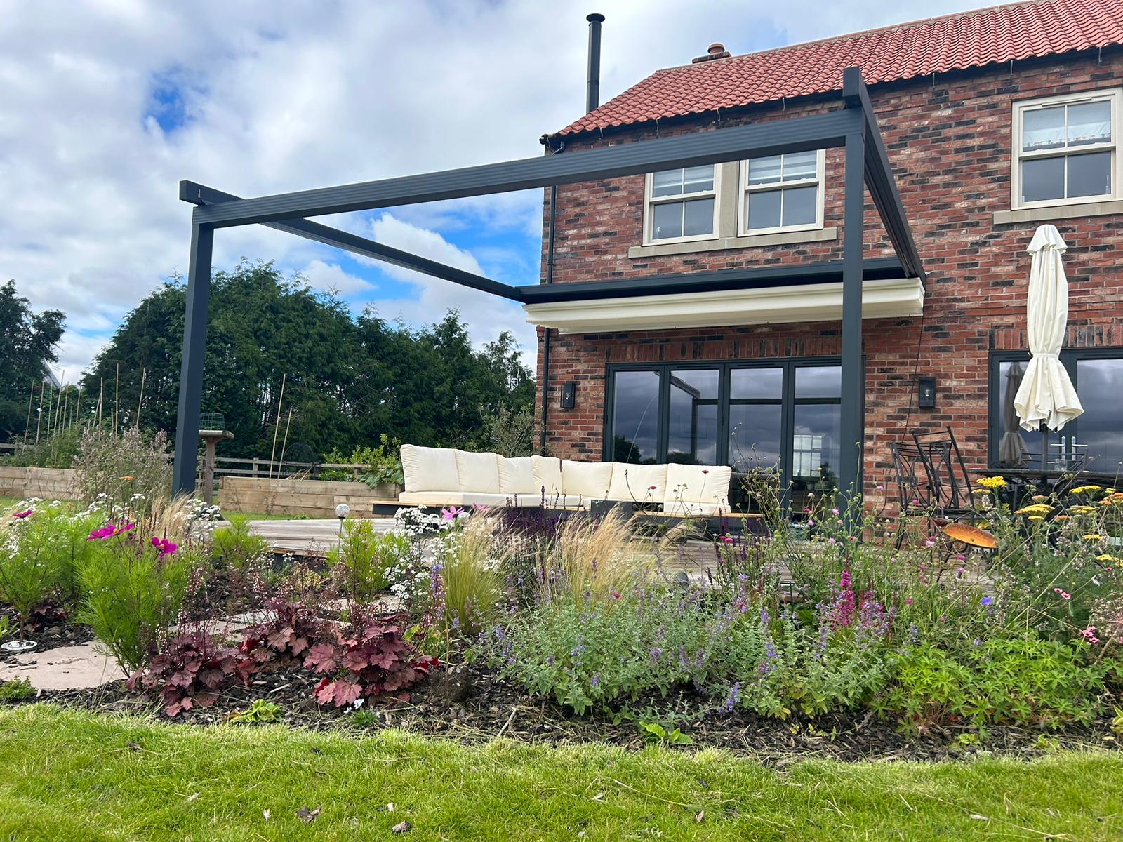 Sloped Pergola Yorkshire