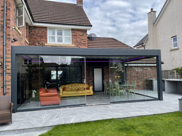 retractable roof large pergola
