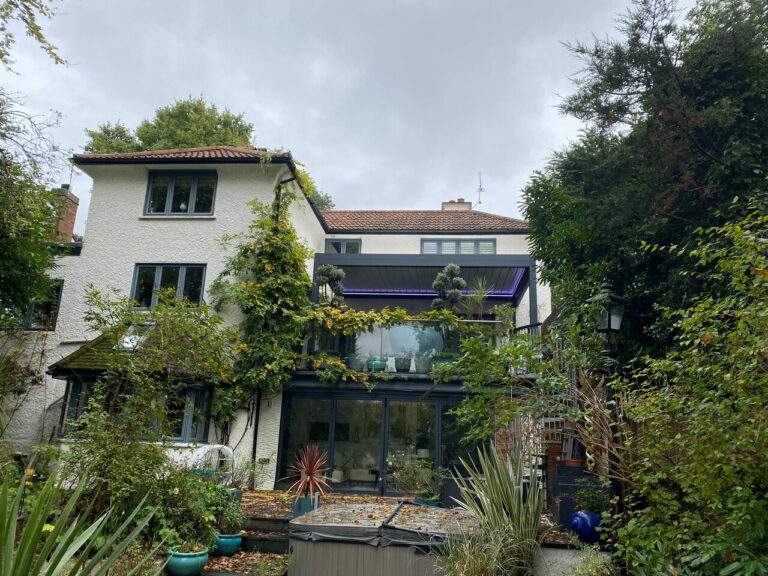 pergola in a balcony