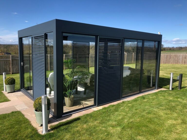 vue pod with shading and glazing